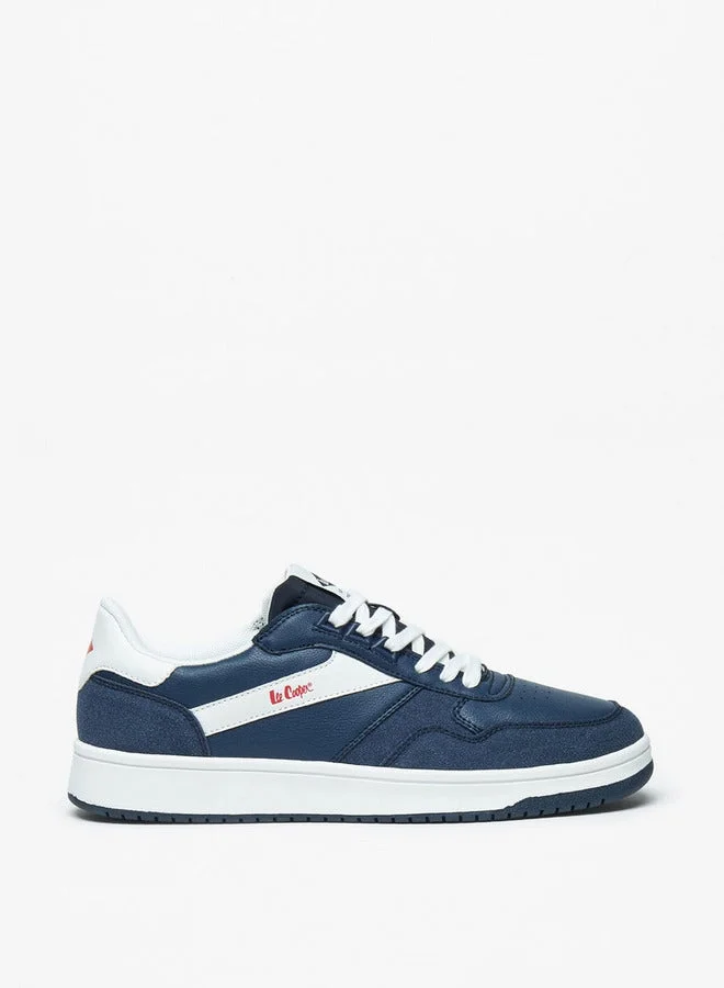 Men's Textured Lace-Up Sneakers